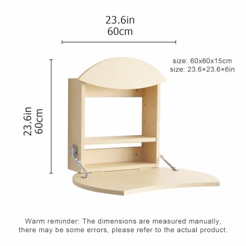 Bureau rabattable gain de place idéal pour petite chambre et studio