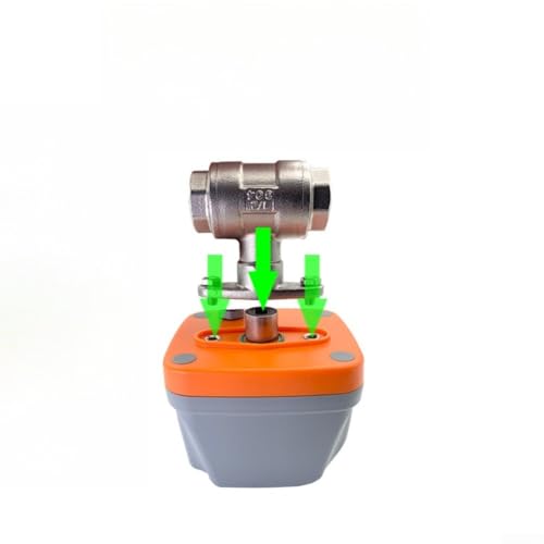 Válvula de bola eléctrica DN32 motorizada CA 220V para control de flujo en tuberías 5