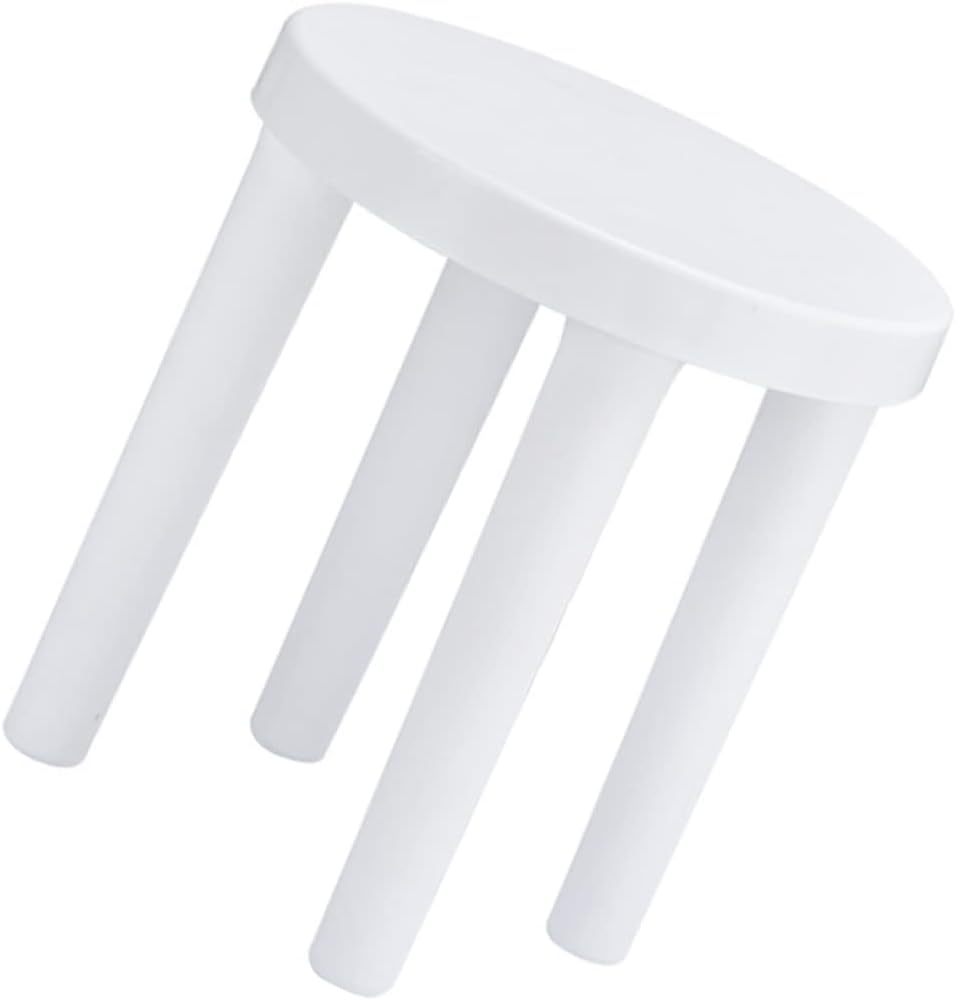 Cabilock Stable Pressure Resistant Plastic Low Stool for Living Room Bathroom Boys and Girls Skid Design