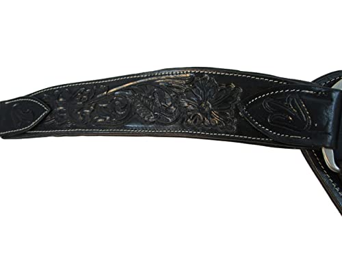 Western Trail BREASTCOLLAR Horse Pleasure Floral Tooled Leather Breast Collar