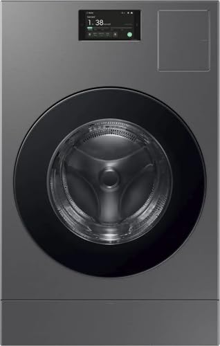 SAMSUNG WD53DBA900HZ Bespoke 5.3 Cu. Ft. Dark Steel Front Load All-in-One Washer/Dryer Combo
