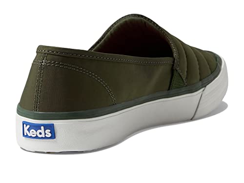 Image of Keds Womens Double Decker Canvas Slip On Sneakers Shoes Casual - Black