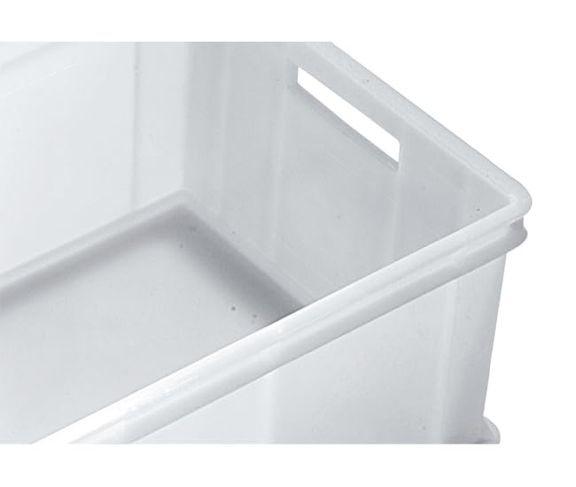 Cassetta Polietilene Per Alimenti 60x40x7 Cm - Sovrapponibile, Per Pizza, Pane E Pasta, Colore Rosso - Foto 8