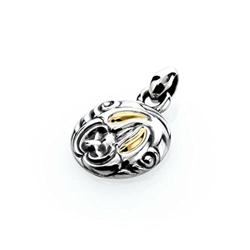 [ロンワンズ] 正規輸入代理店 メンズ ユニセックス ペンダント ネックレス/ネスト ペンダント M / K18イエロー ゴールド アイズ