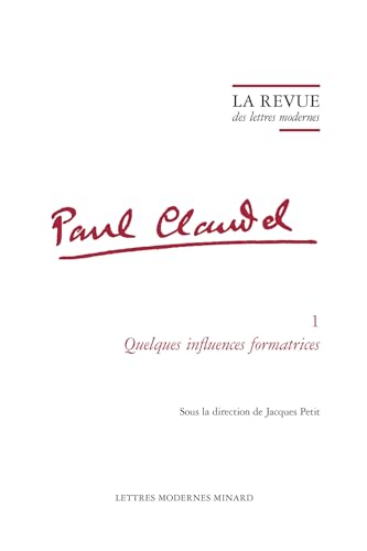  Quelques influences formatrices: 1
