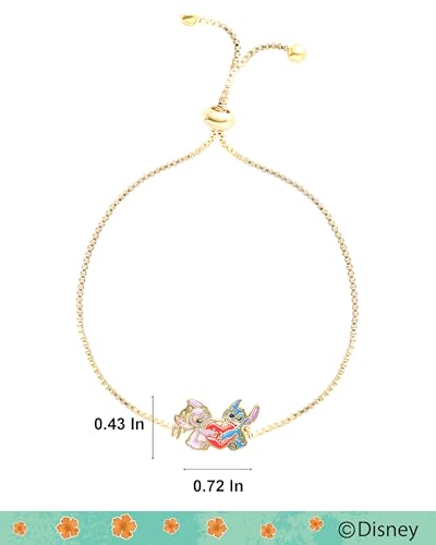 Disney BF00725YRUL.NJ Womens Stitch And Angel Heart Lariat Bracelet thumb #4