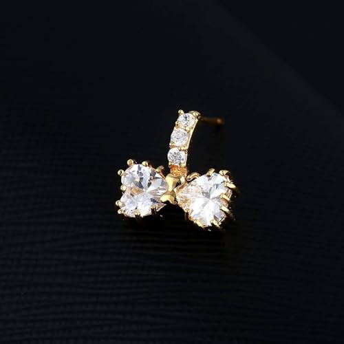 Boucles d'oreilles or 9K nœud papillon pour rayonner au quotidien