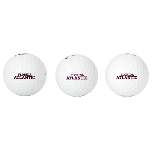 Desert Cactus Florida Atlantic University Golf Balls 3 Pack – FAU Owls Full Color Three – Officially Licensed Sport Team Accessory (Design C)