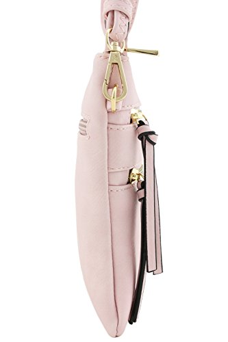 Functional Multi Pocket Crossbody Bag (Blush) #TOP2