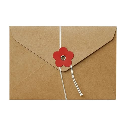 結婚式の招待状、 結婚式招待状(封筒付き)マルチカラー 10枚パック 11x16cm(Brown)