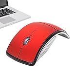 Wireless Foldable Mouse – 2.4G USB Ergonomic Pointer Device, Compact Portable Design | 1600 DPI Optical Precision Controller Lightweight Travel Friendly Computer Laptop Accessory Smooth Tracking With