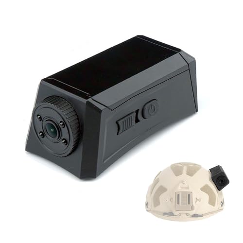 Helmet Camera 1080P HD Video，With IR Night Vision Light、Video & Photo Function，Helmet Sport Camera，Adjustable Angle Top/Side Mounting，With Hook Loop Magic Sticker & 8GB TF Card & PC/Mobile Data Cable