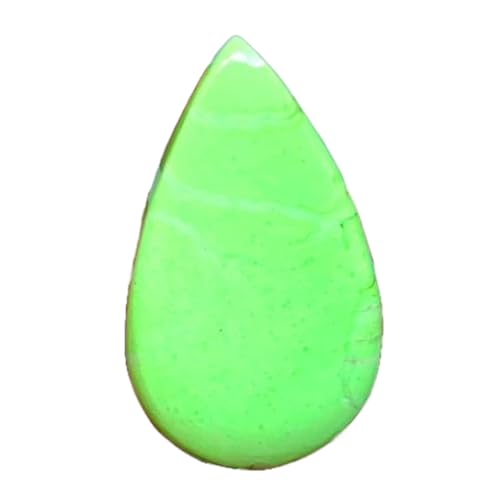 Chrysoprase Citron Poire 52mm pour Créer votre Propre Collier Bohème Chic