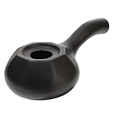 SEWACC 1 Stück Kaffeebohnenschäler Kaffeeröster Maschine Werkzeug Zum Rösten Von Kaffeebohnen Bräter Backen Gefährte Hauskaffeeröstofen Kleiner Kaffeebohnenröster Black Keramik