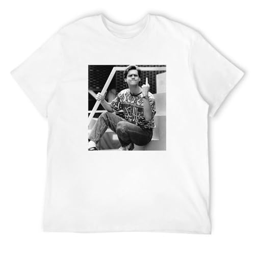 Poeira Jim Carrey T-Shirt Men T-Shirt White L