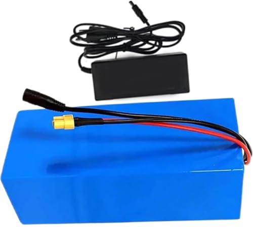 48V 15AH Batería de la E-Bicicleta, 48V Li-Ion eléctrico de la Bicicleta eléctrica del ebike de la E-Bici de la batería del Cargador 10S4P 36V T Plug para 200W 500W 800W Motor 48V 15AH,XT60