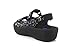 Wolky New Women's Jewel Sandal Black Multi Geneva Nubuck 40