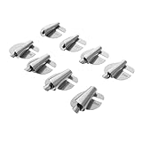WEKAMOS 8 Piezas Kit de Prensatelas para Dobladillo Enrollado Diseño Espiral para Precisión Accesorios Resistentes Compatibles con Máquinas de Coser Industriales y Domésticas