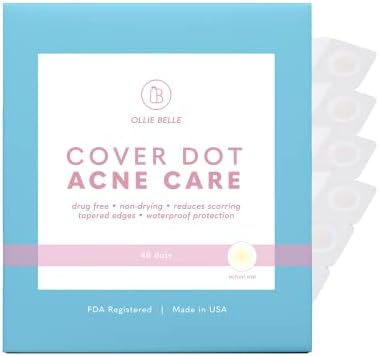 SMARTMED Cover Dot Acne Care (48 dots) Skin Blemish Treatment with Hydrocolloid | Clear, Waterproof Patch | Oil and Pimple Absorbing