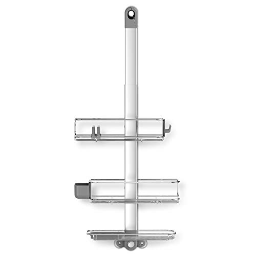 simplehuman Adjustable and Extendable Shower Caddy Large, Stainless Steel and Anodized Aluminum - Image 6