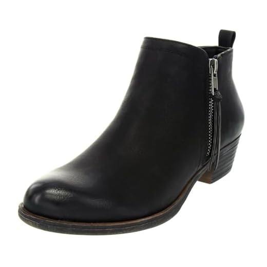 LONDON FOG Women's Tina Ankle Bootie Black 9
