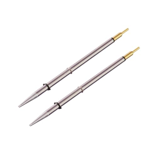 Image of Metcal MFT-7CH9008 - Microfine Tweezer Tip Pair (Chisel; 0.8 x 9mm; 775F)