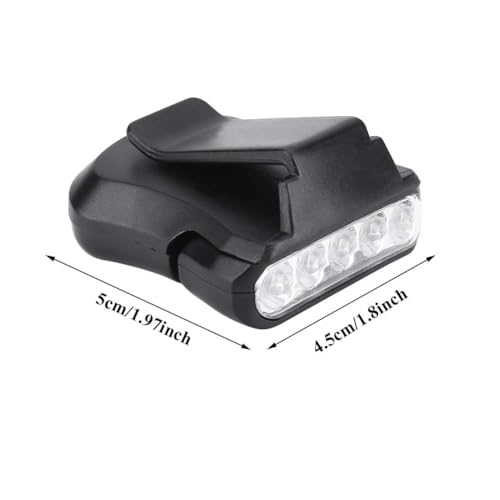 HERCHR 5x4.5cm/1.97x1.8inch Hat Headlamp - Image 4