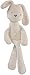 ikonka Peluche Coniglietto Molto Morbido Simpatico Giocattolo per Giocare e Coccolare con per Ragazzi e Ragazze Taglia 36 cm con Orecchie 49 cm Cotone Peluche Granuli di Ripieno in Zampe Bianco