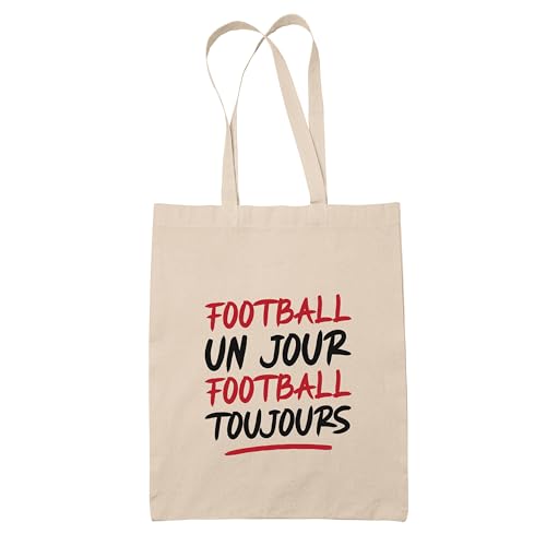 Sac cabas jute football toujours aux finitions soignées