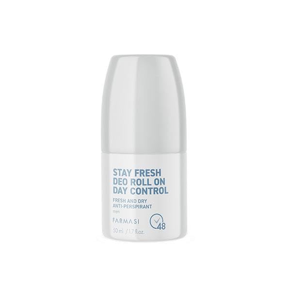 Farmasi Men's Roller Antiperspirant Day, 50ml/1.69flOz - Long-lasting, Anti Odor, Refreshing Scent, Quick-Drying, Daily Use, Personal Care, Freshness, Confidence, Invigorating Fragrance