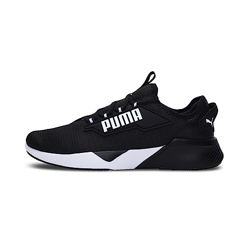 PUMA, Retaliate 2 Zapatillas para correr Unisex adulto, BLACK WHITE, 44 EU