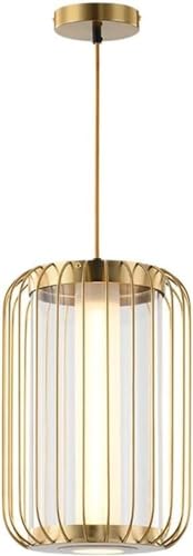 Luminaire suspendu moderne en métal pour remplacer un éclairage de salon trop sombre