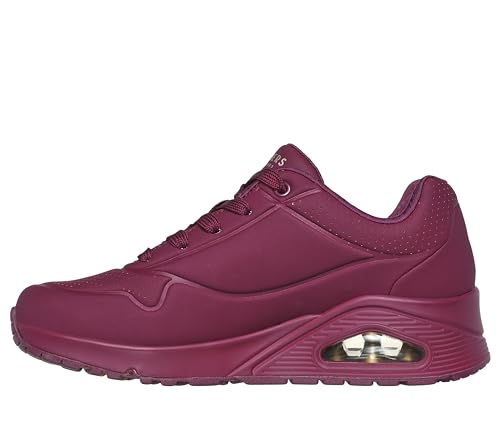 Image of Skechers UNO - Stand ON AIR Casual Sneakers for Womens, Plum- 73690-PLUM