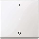 Lieferumfang: Merten MEG5211-0319 Wippe für Taster-Modul 1fach (1/0), polarweiß glänzend, System M