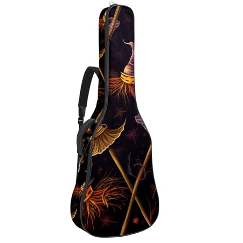 Sac de transport pour guitare acoustique étanche contre la pluie avec double bandoulière