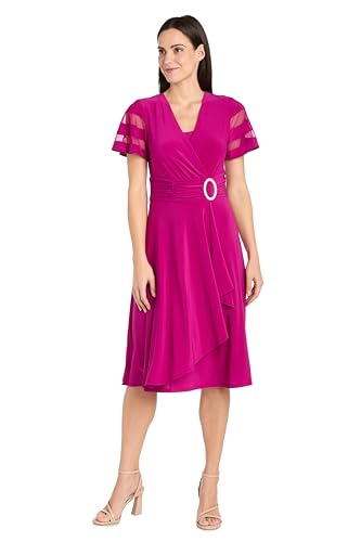 Image of R&M Richards Women's Allegra Cascade Dress