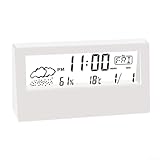 Interface utilisateur conviviale: Doté d'un écran LED clair, ce thermo-hygromètre permet une surveillance aisée de la température et de l'humidité. Son système d'alarme intégré vous assure de ne jamais manquer de changements importants dans votre environnement.