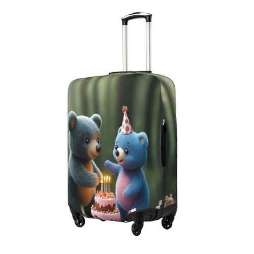 Personalized Custom Luggage Cover Add Your Own Name Photo Text Double-Sided Design Travel Suitcase Case Protector Covers 18-32 Inch-Orange2