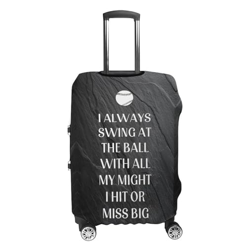 Slate Inspiring Baseball Travel Suitcase Protector Luggage Cover Protective Washable Anti-scratch Baggage Cover4