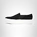 Vince Womens Warren Platform Slip On Fashion Sneakers Black Micro Stretch 8 US