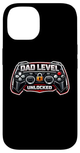 Dad Level Unlock Funny New Father Gaming �Q�[�}�[ �r�f�I�Q�[�� �X�}�z�P�[�X iPhone 14 �p
