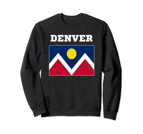 Denver T-shirt USA Tee Viaggio Bandiera Colorado Regalo Americano Felpa