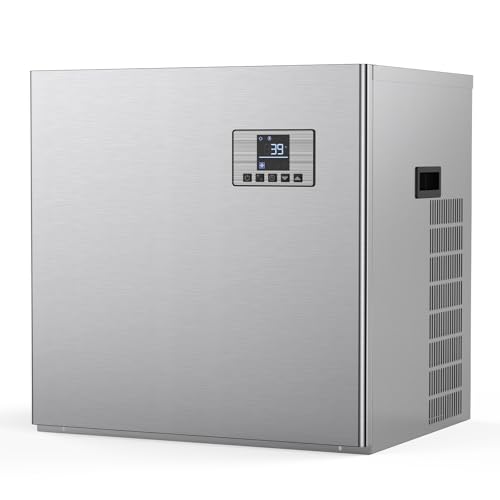 Image of Commercial Ice Maker Head 650 LBS/24h, 210 Ice Cubes Ready in 8-15 min, Self-Cleaning Stainless Steel, for Restaurant Hotel - Head Only