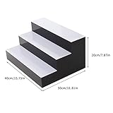 Tagtuell Liquor Bottle Display Shelf, 3 Tier Wine Rack with LED Light, Bar Drinks Lighting Shelves for Home Bar Club (16 inch) - Image 9