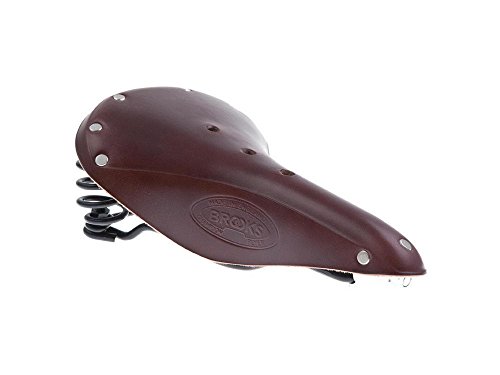 Brooks Saddles Men's Flyer Bike Saddle, Antique Brown/Black Steel #TOP3