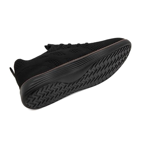 Image of Men Non-Slip Work Shoes Tennis Gym Sneakers Breathable Slip Resistant Lightweight and Comfortable for All-Day Wear Sports and Walking