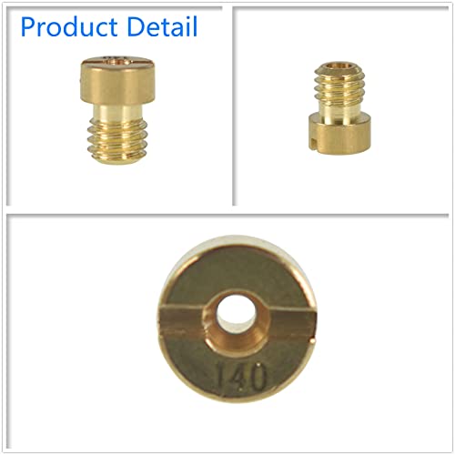 10Pcs 100 105 108 110 115 120 125 130 135 140 Carburetor Main Jet Kit Replacement For Oko Cvk Round Style Main Jet Kit #TOP1