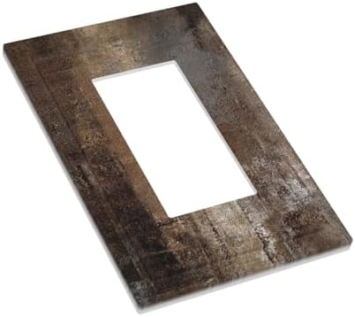 Brown Gray Grey Tan Taupe Rusty Abstract 1 Gang Rocker/decorator Outlet Light Switch Wall Plate Cover Faceplate Decorative Switchplate Decorator Outlet Cover - 2
