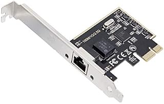 IO Crest 2.5 Gigabit Ethernet PCI Express PCI-E Network Controller Card 10/100/1000/25000 Mbps RJ45 LAN Adapter Converter for Desktop PC (SI-PEX24059)