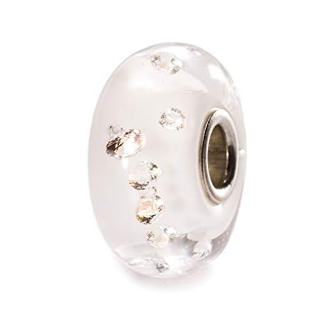 Trollbeads Damen-Bead Universal Diamond, White 925 Silber Glas - UU81001 Cover
